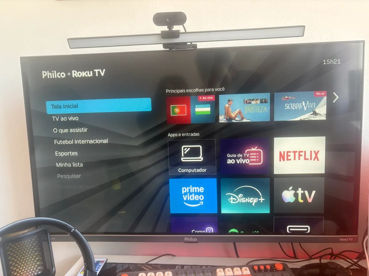 Smart TV PHILCO ROKU 32 POL FULL HD - Foto 2