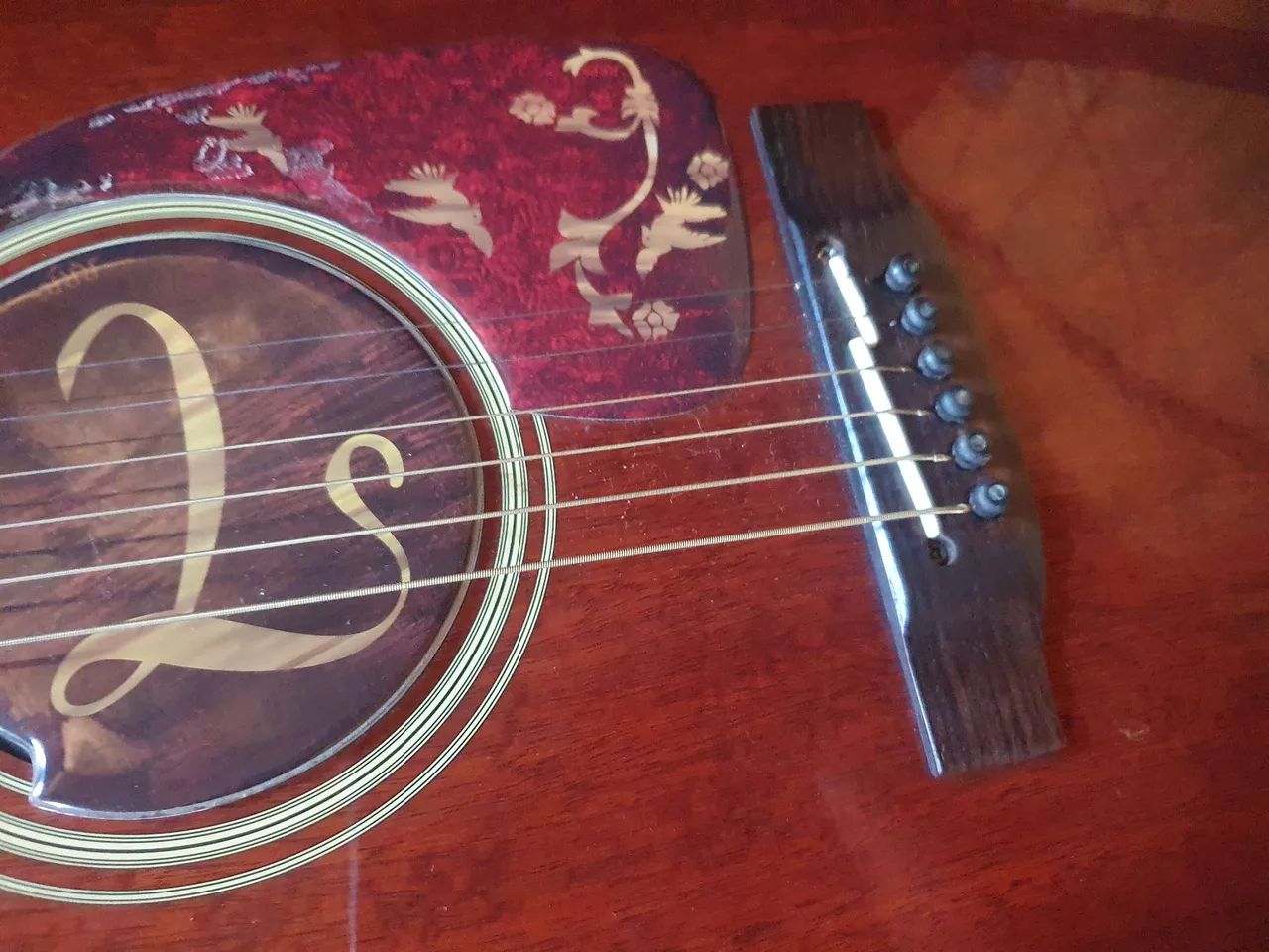 Vendo esse violão takamine japonês pt207  - Foto 4