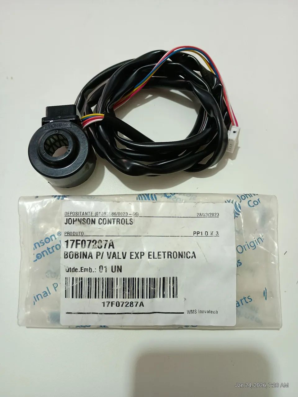 Bobina para Válvula de Expansão Eletrônica - 17F07287A 