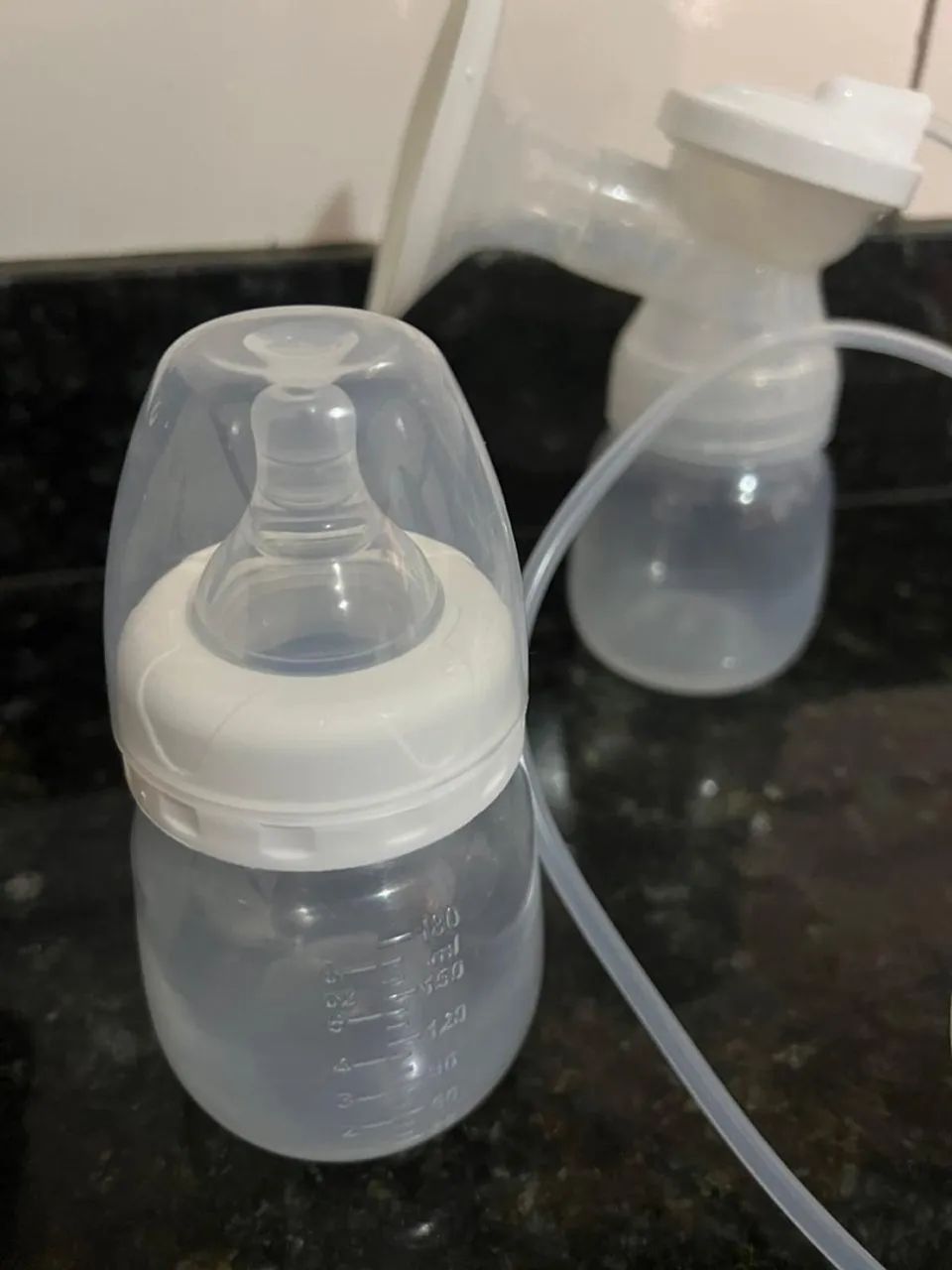 Bombinha elétrica de leite materno  