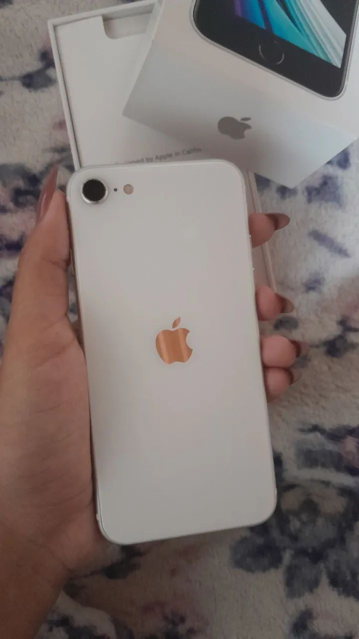 IPHONE SE2020 COMPLETO NA COR BRACA - Foto 3