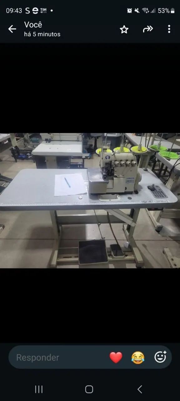 Máquina Industrial Interlock Jack ponto cadeia 