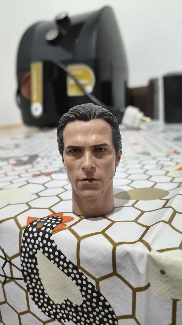 Head Bruce Wayne original Hot toys. 