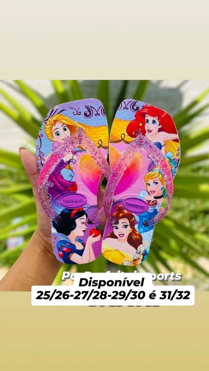 Havaiana infantis Masculino é Feminina  - Foto 5