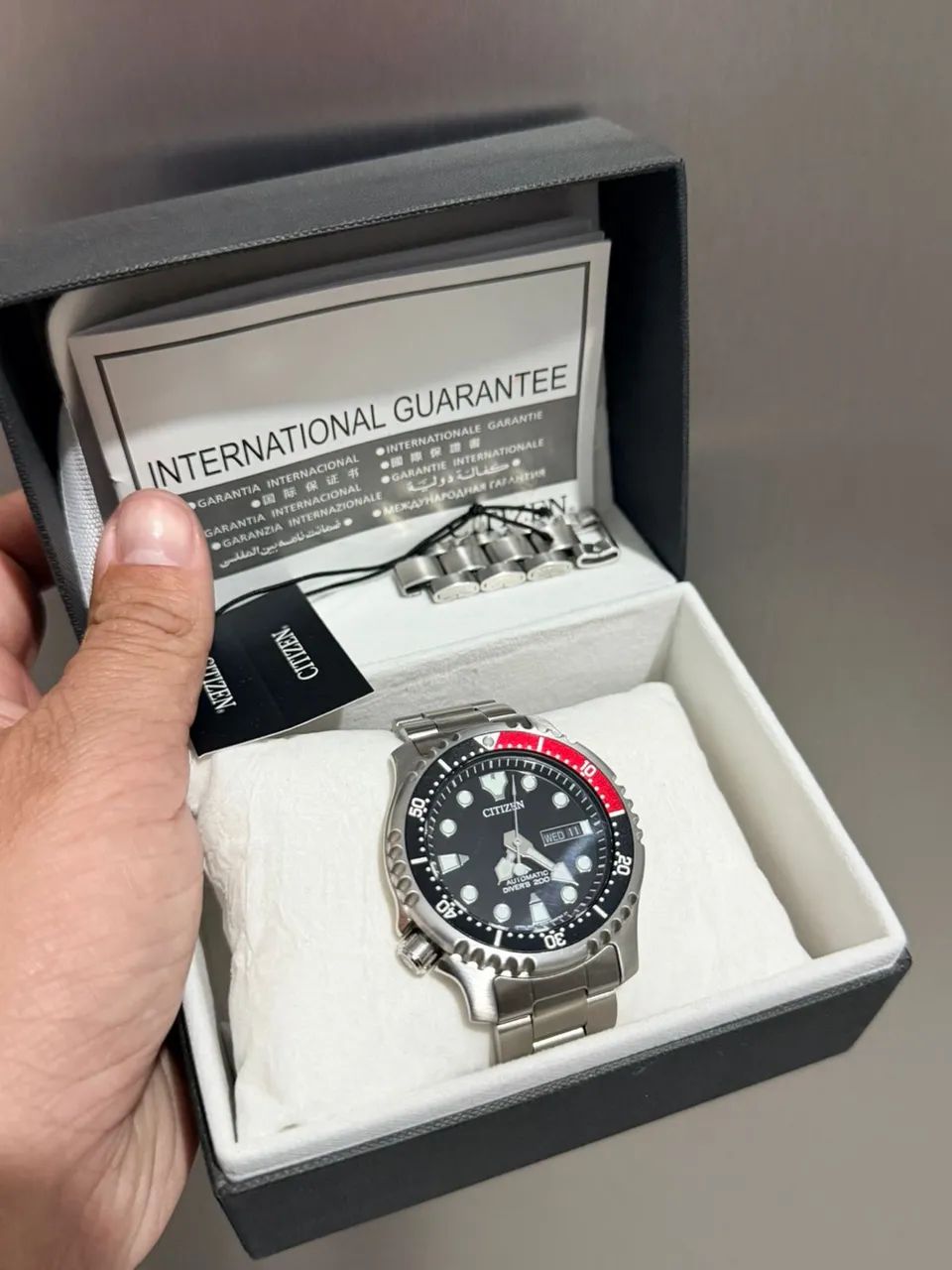 Relógio Citizen Promaster Marine Black Ny0085-86e  - Foto 3
