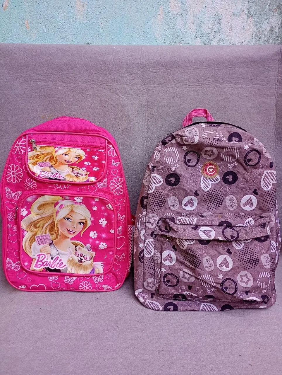Duas Mochilas infantil 