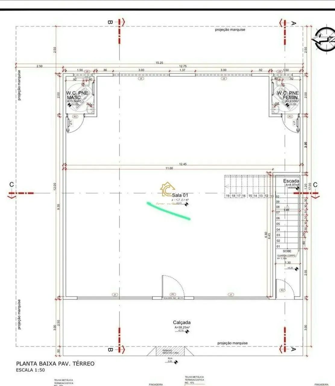 Prédio Comercial - 260 m² - Plano Diretor Sul - Foto 3