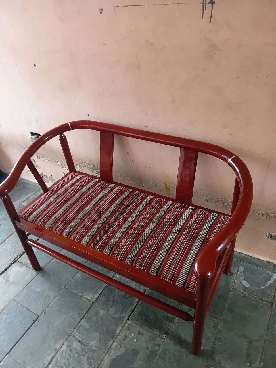 Namoradeira em mogno madeira maciça só $190 entrego - Foto 3