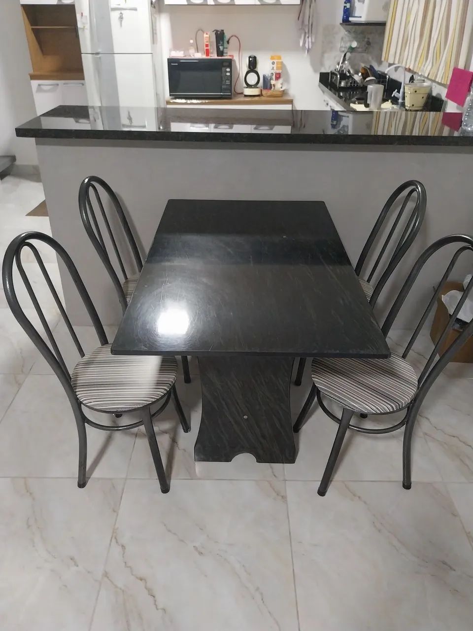 Mesa de ferro 4 lugares - Foto 4