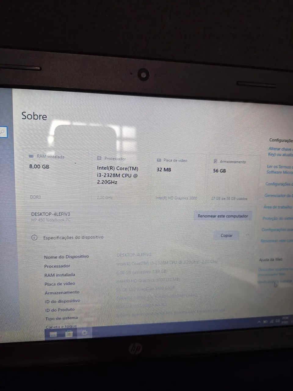 Notebook hp pronto pra uso com garantia - Foto 3