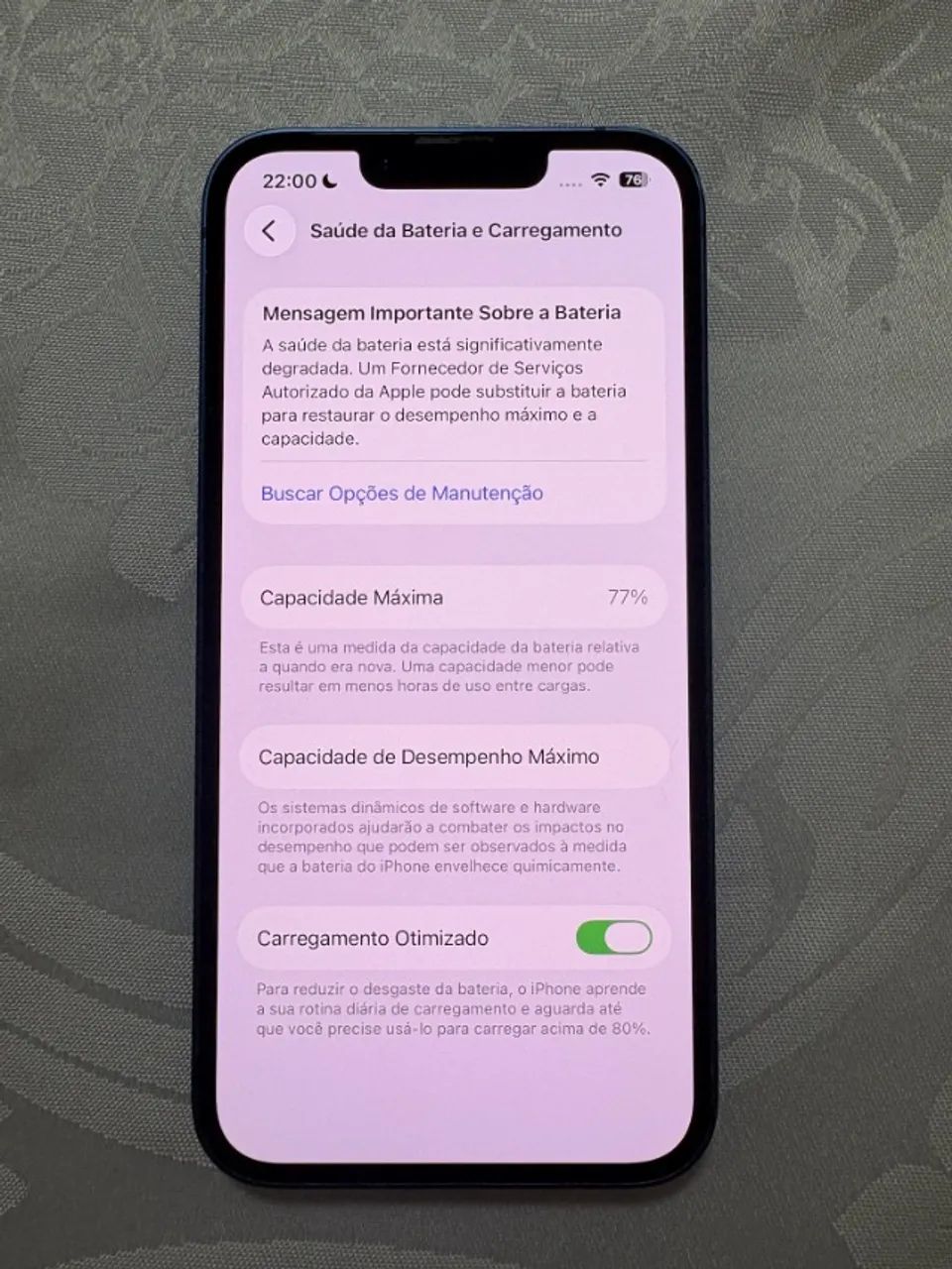 iPhone 13 Azul 256GB - Completo, Desbloqueado, Caixa e Cabo - Foto 4