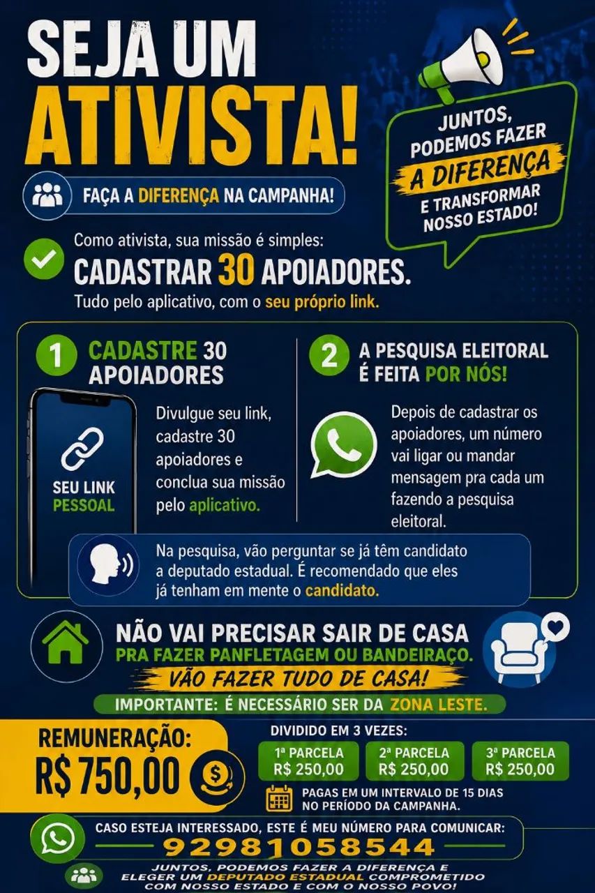 Para ser ativista  - Foto 2