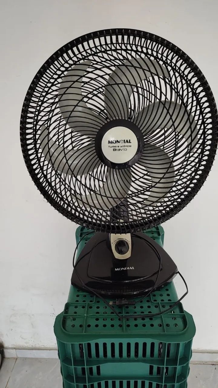 Ventilador MOndial com defeito