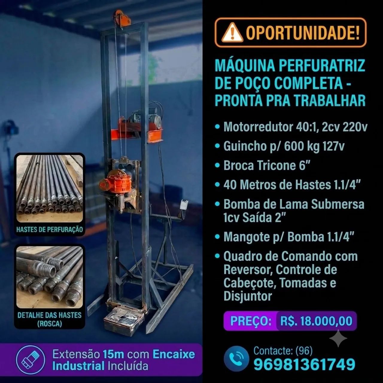 Perfuratriz de poço 