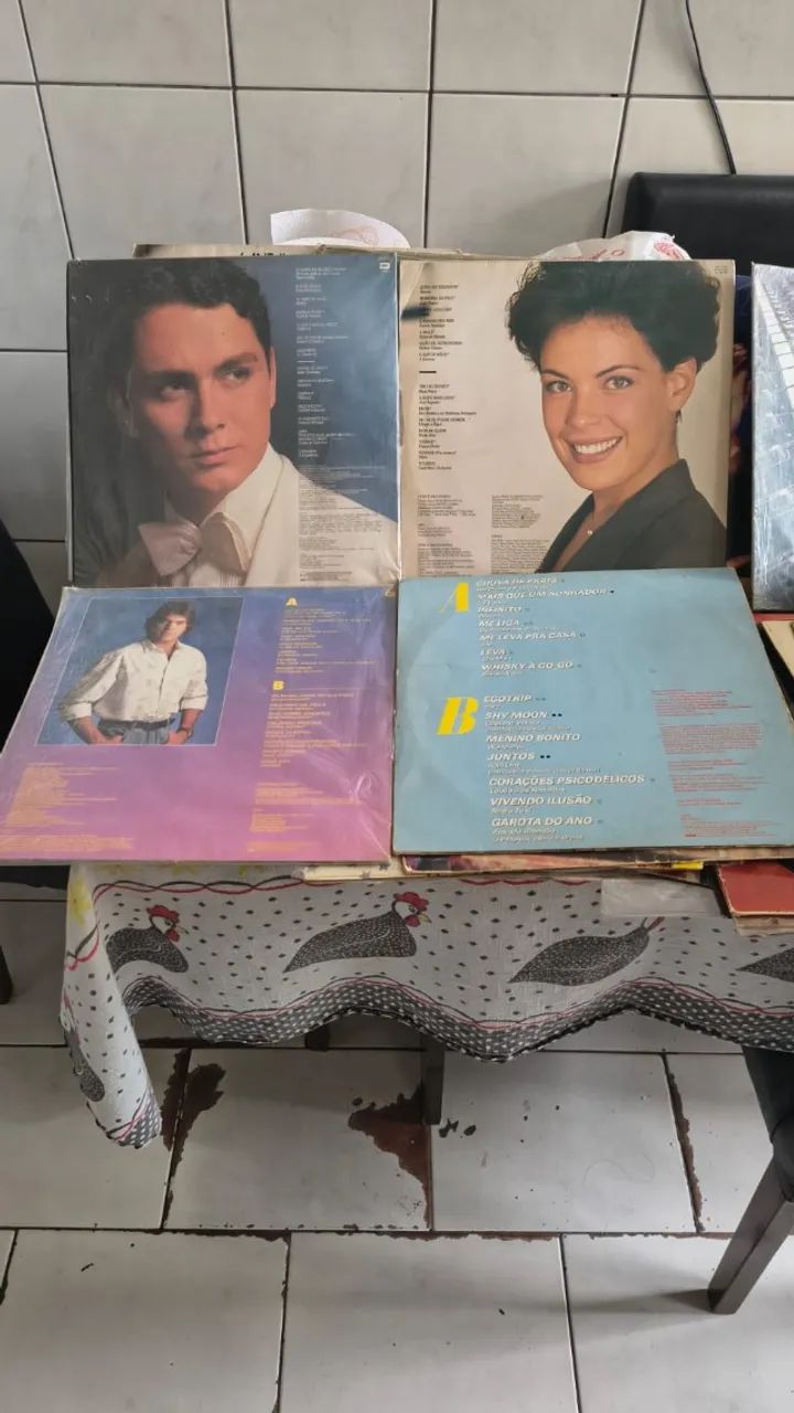 Coleção 4 Discos de Vinil Novelas Nacionais 