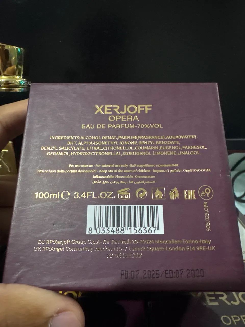 Perfume xerjoff opera 100ml - Foto 5