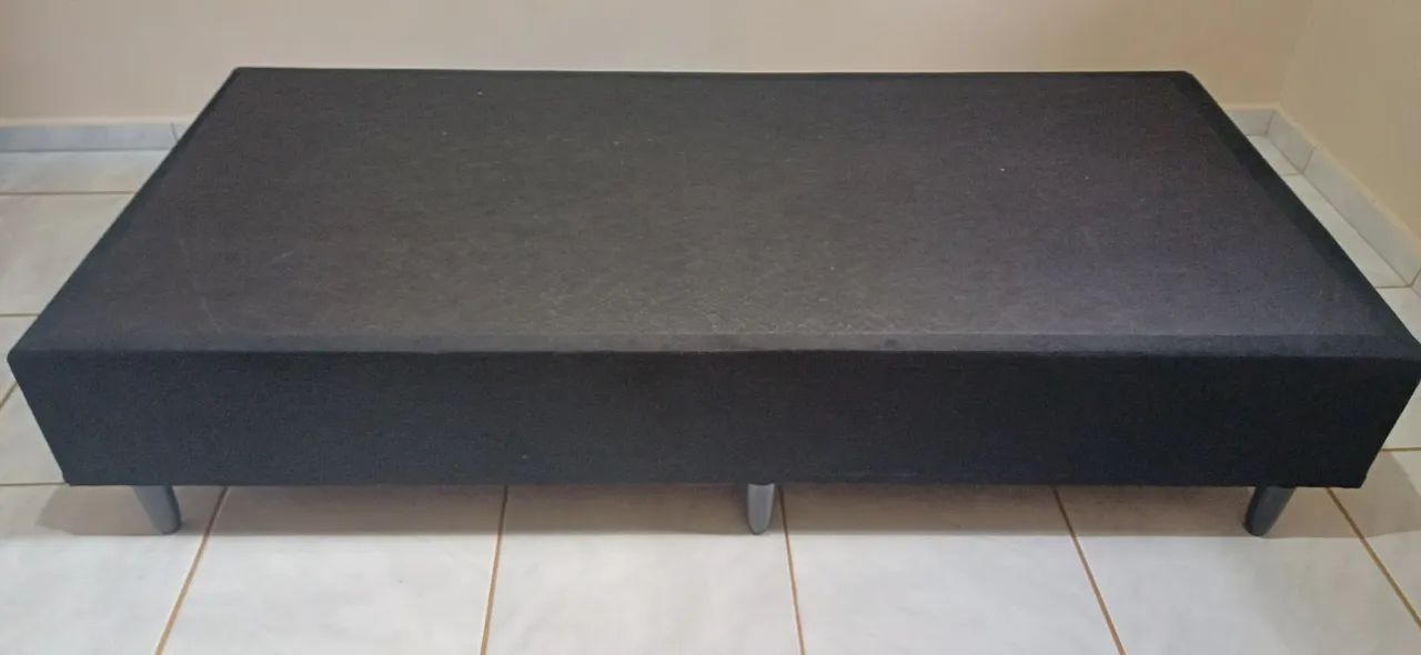 Base box Solteiro Novinha c NF-Ganha colchão usado de brinde - Foto 2