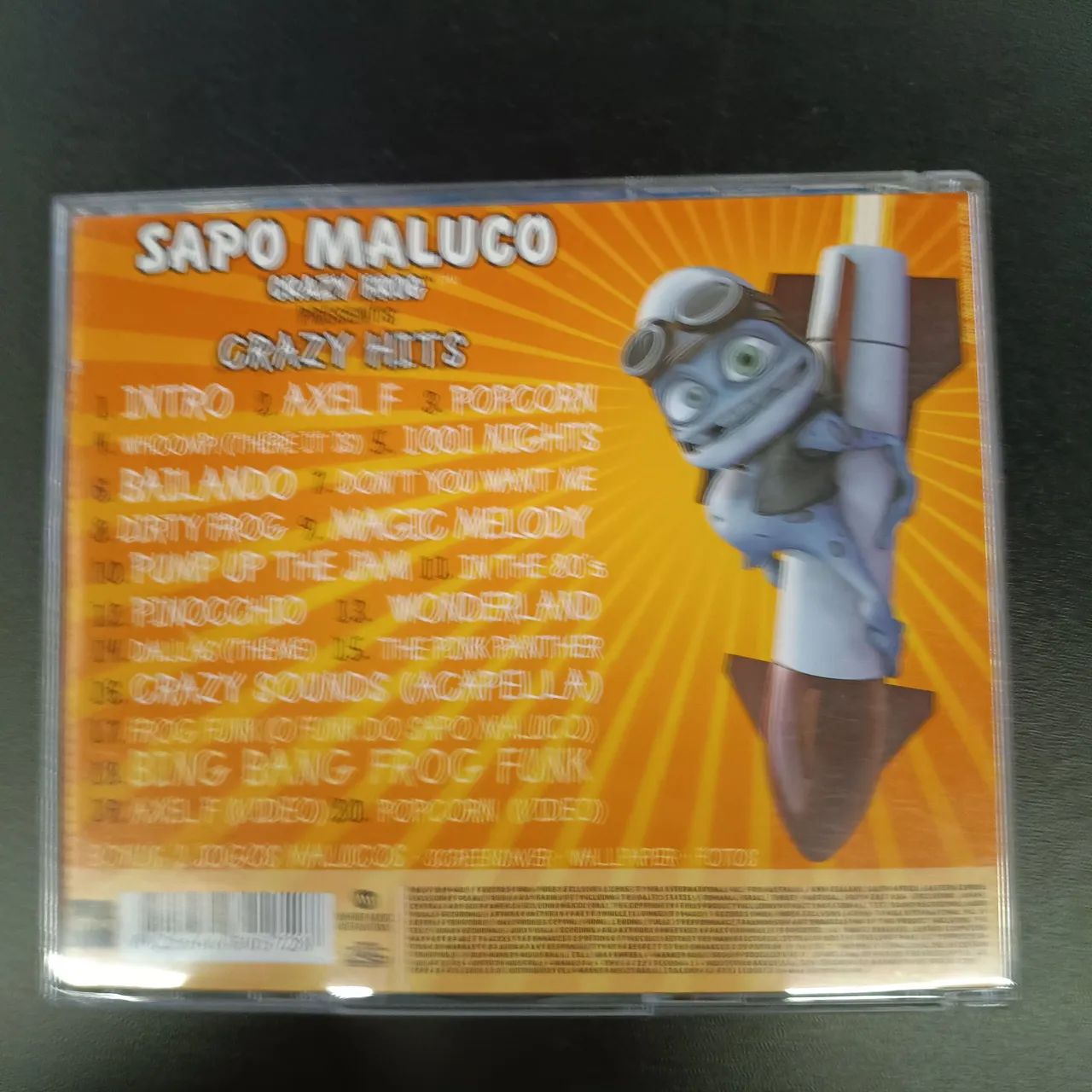 CD SAPO MALUCO CRAZ HITS ORIGINAL  - Foto 2