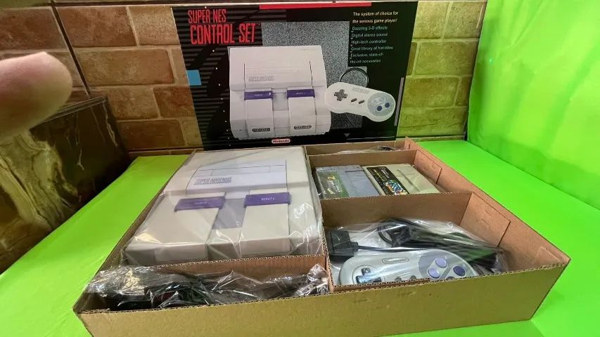 Videogame Super Nintendo #003 Completo + Caixa + 4 Jogos