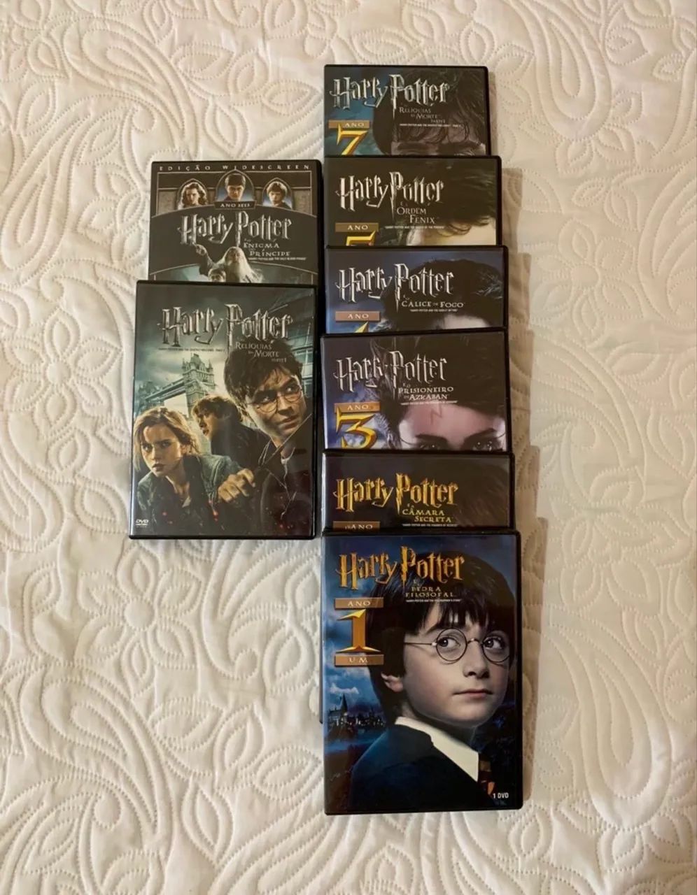 Coleção de dvds Harry Potter 