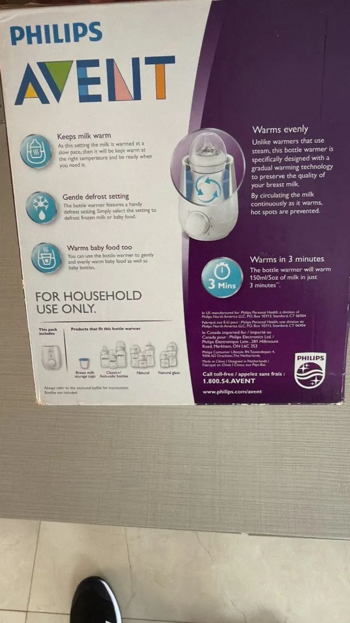 Aquecedor De Mamadeira Philips Avent - Foto 2