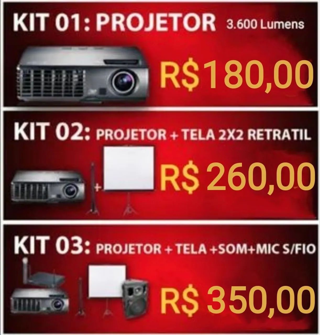 Aluguel de Telão, Projetor e DataShow. - Foto 3