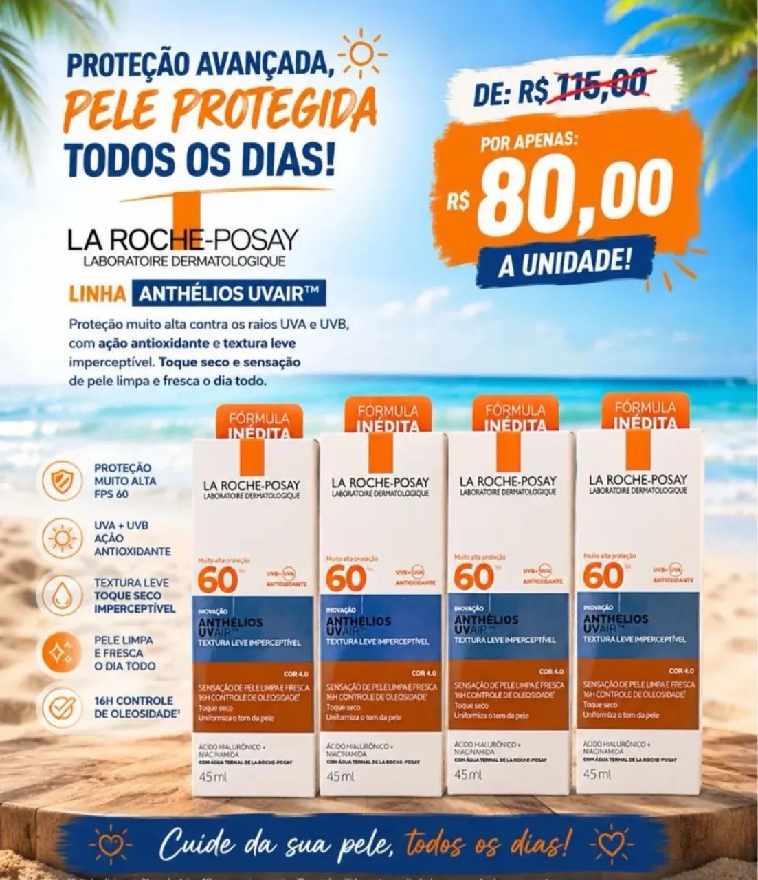 Protetor solar La Roche
