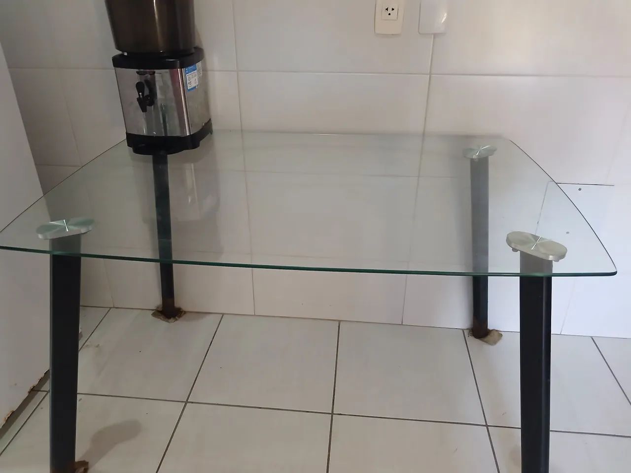 Mesa de Vidro Moderna - R$ 350 (Ótimo Preço!) - Foto 3