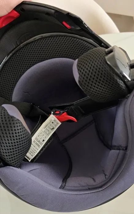 Capacete EBF E8  - Seminovo - Foto 4