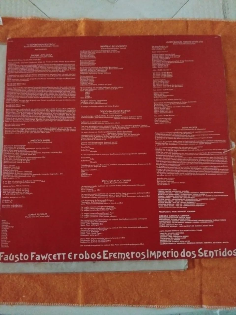 Lp Fausto Fawcett- Império dos sentidos ( VG) - Foto 3
