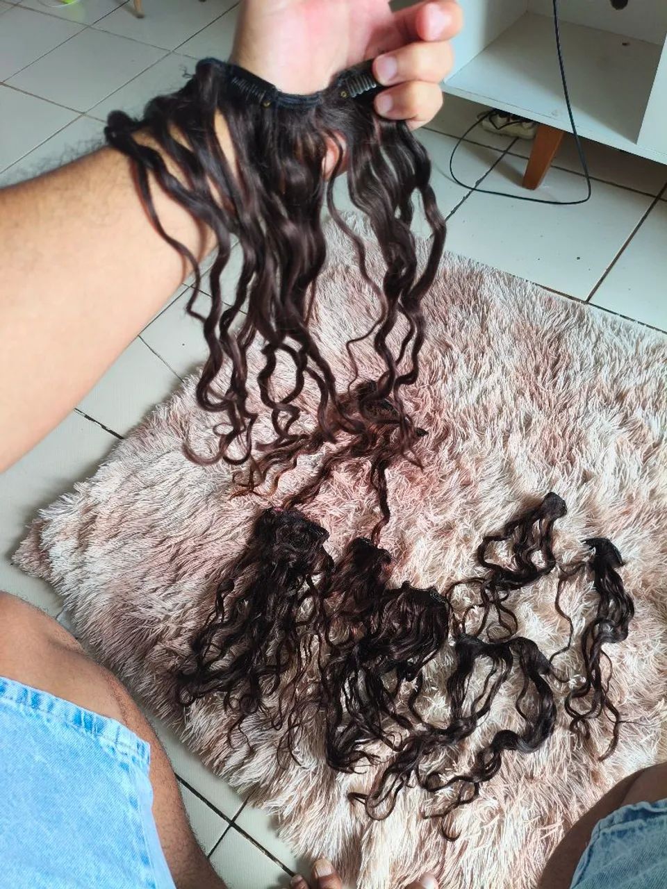 Aplique cabelo humano ondulado - Foto 2