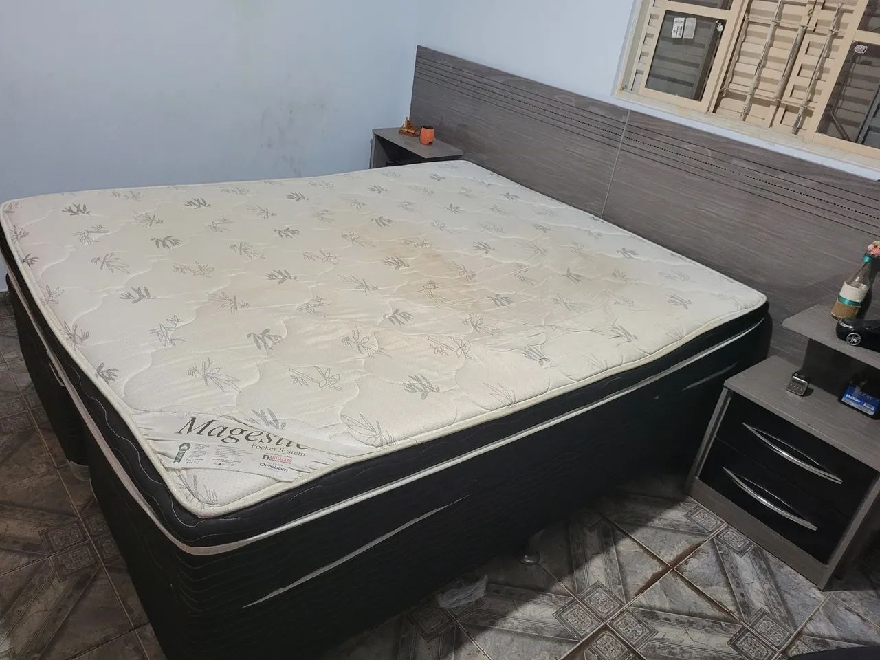 Cama Box colchão e cabeceira - Foto 3