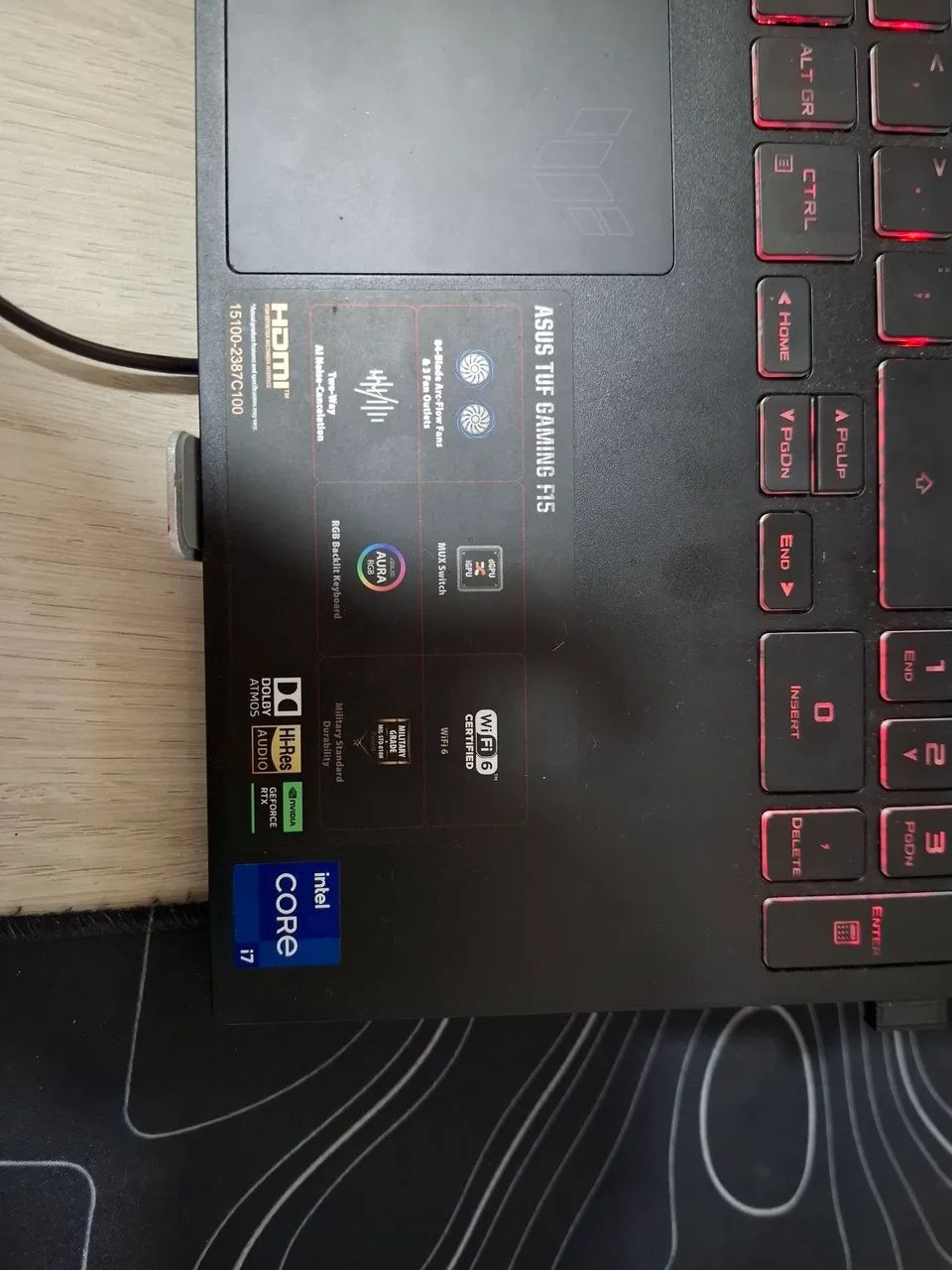 Notebook Asus Tuf Gaming F15 - Foto 2