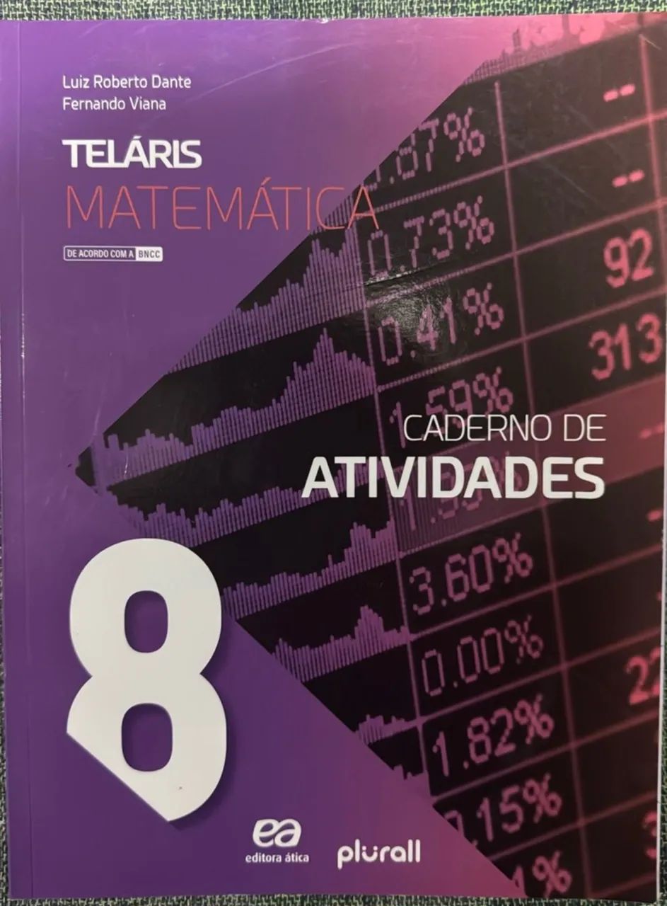 Livro: Matemática Teláris - 8 ano - livro e caderno de atividades - editora Áticos  - Foto 3