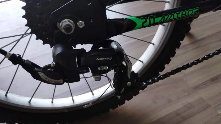 Bicicleta Infantil Blade Green Aro 20 Com Marcha Nathor - Foto 3