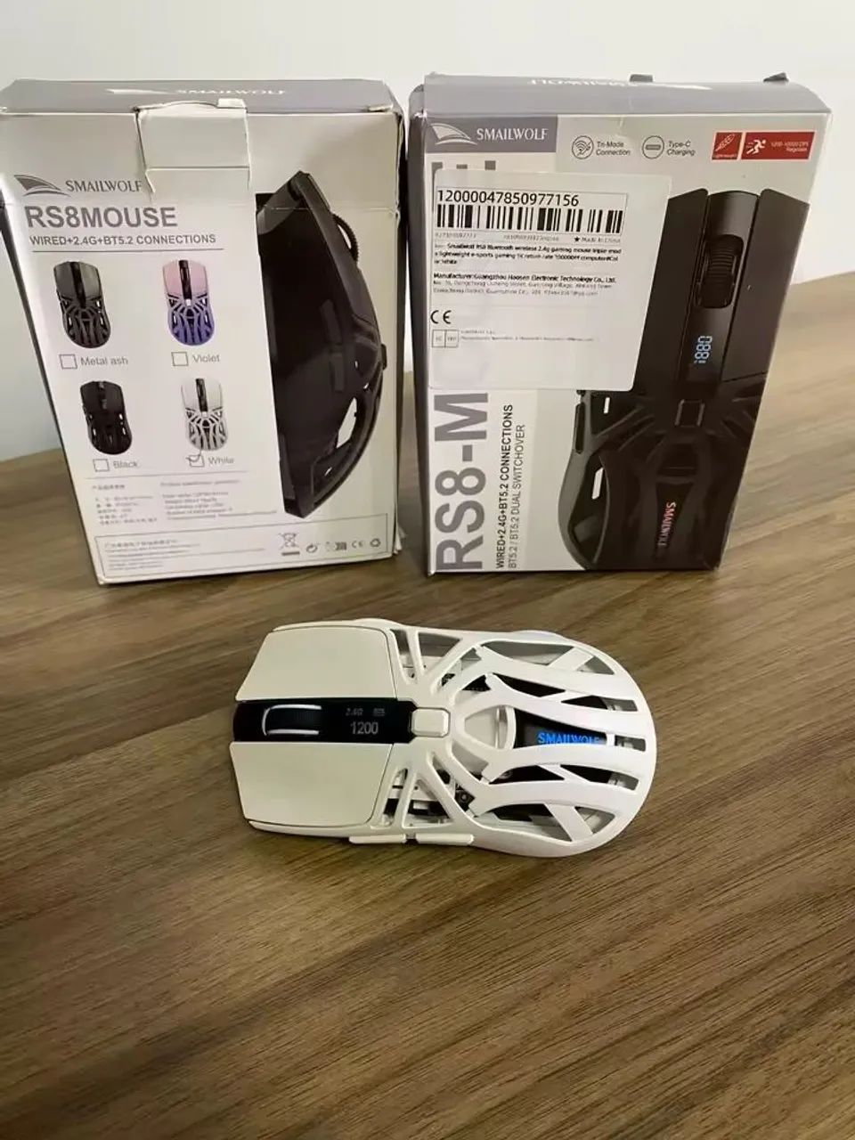 Mouse SmailWolf RS8 Tri-Mode sem fio - Foto 2