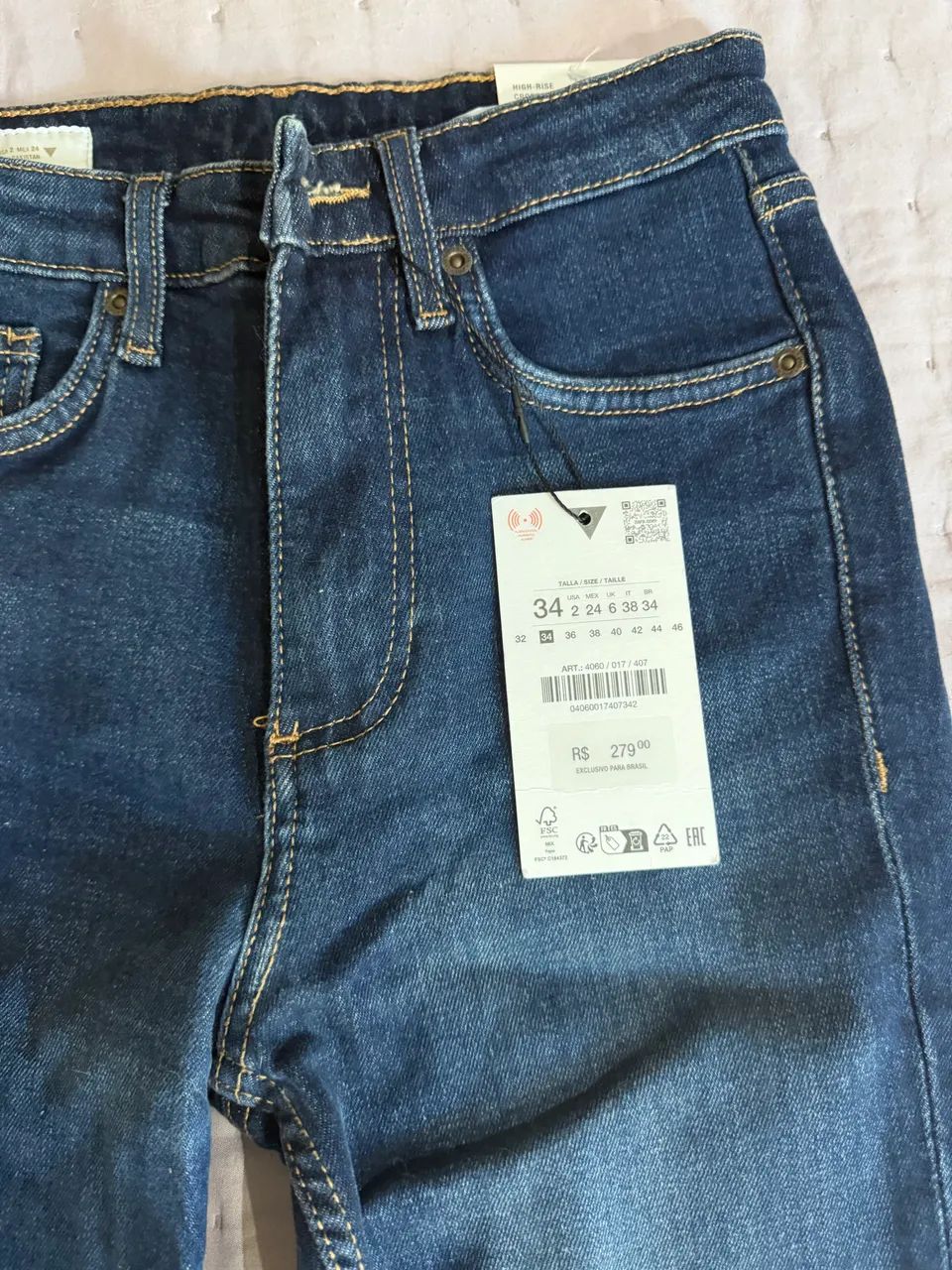Calça Zara tamanho 34 - Foto 4