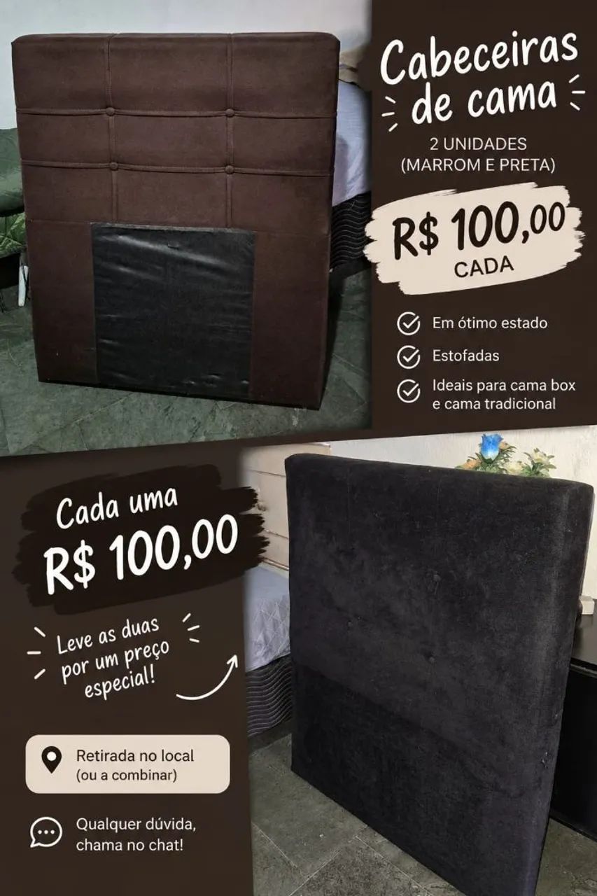 Cabeceira cama box solteiro 