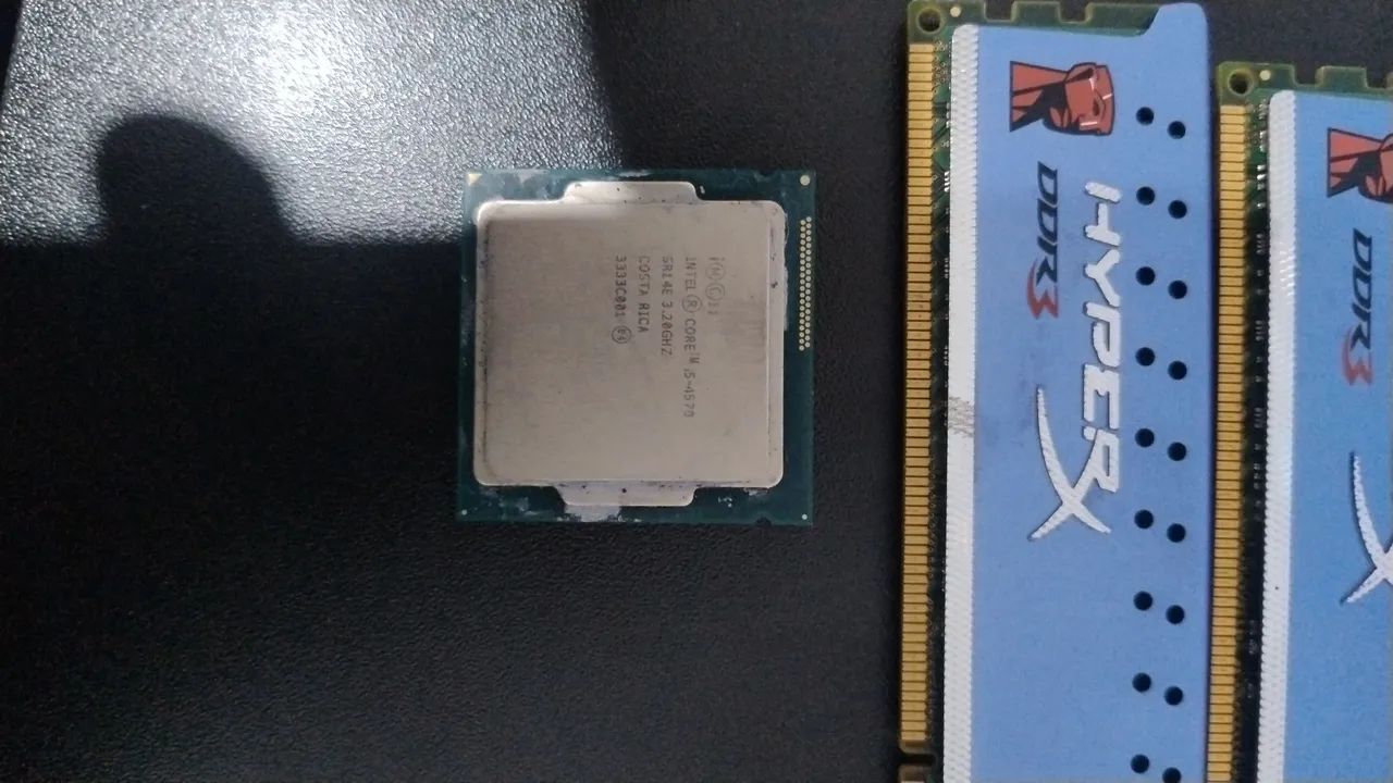 Memória ram DDR3 2x4gb processador Intel I5-4570 - Foto 2