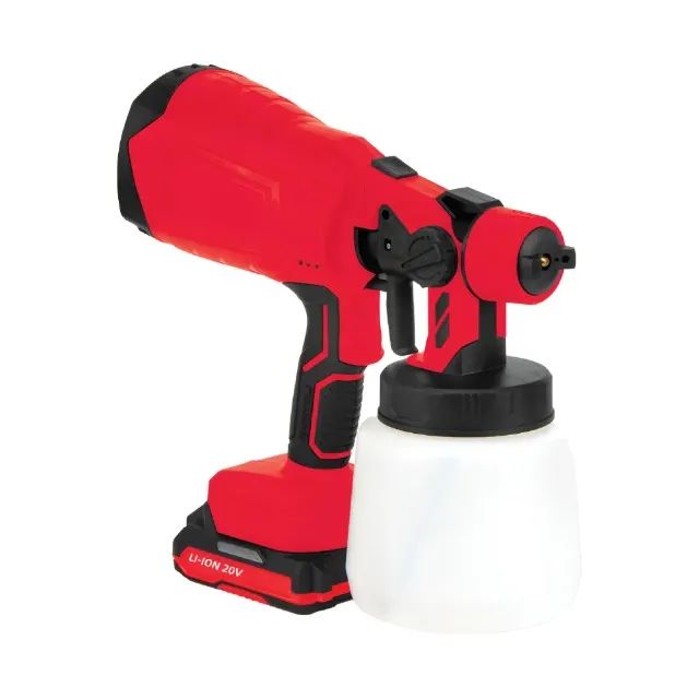 Pistola de Pintura a Bateria 20V Brushless com 1 Bateria e Carregador Bivolt Lotus 1772
