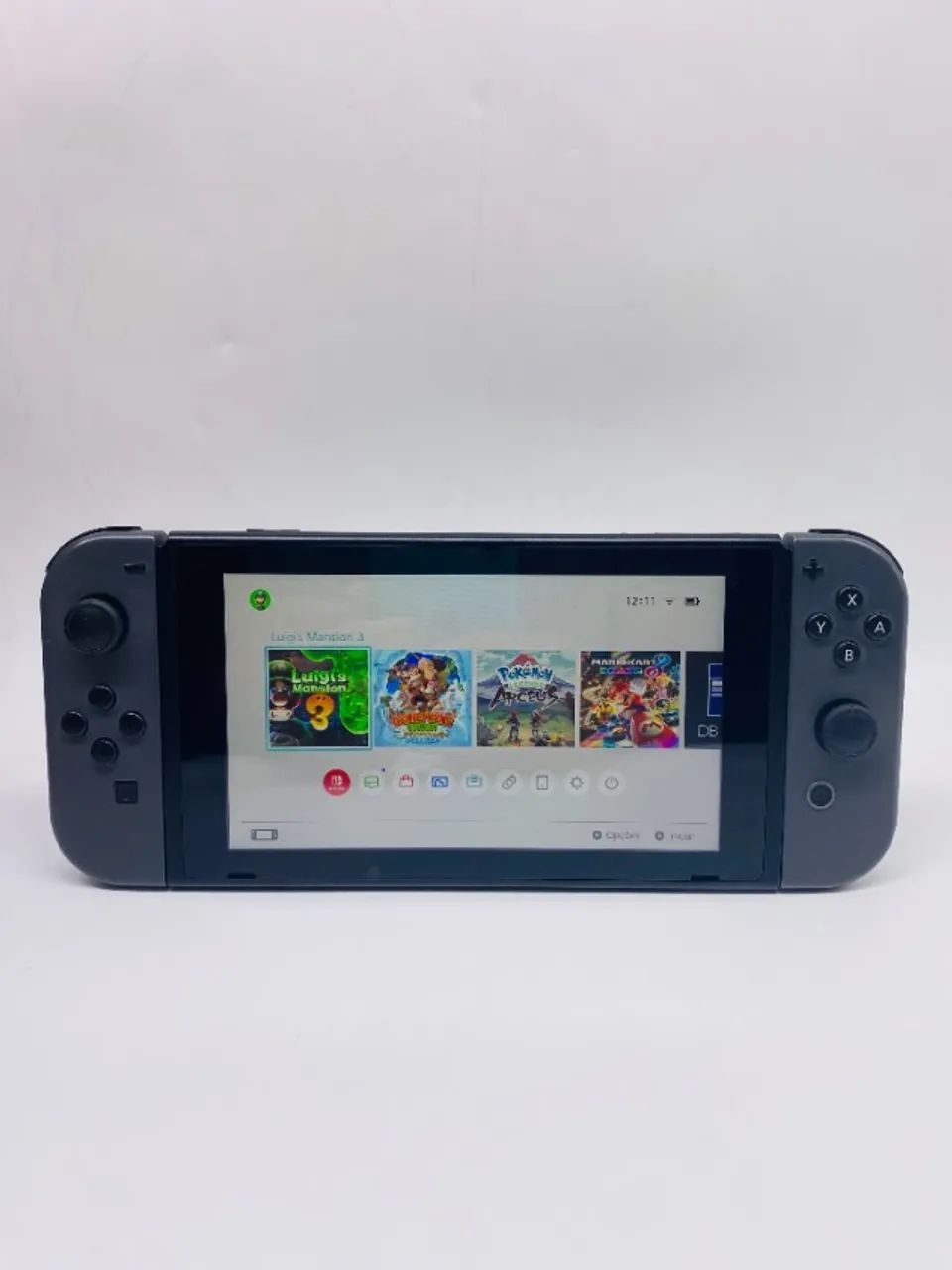 Nintendo Switch Cinza V2 Desb. Usado - 128GB Com Caixa - Foto 2
