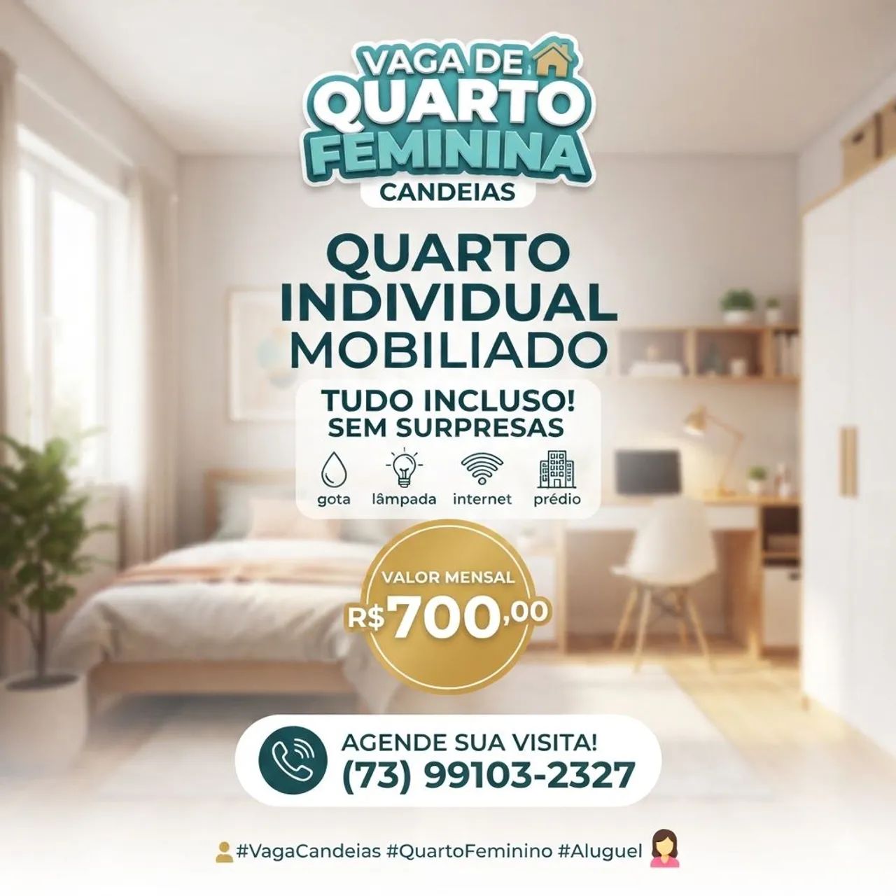 Vagas para meninas