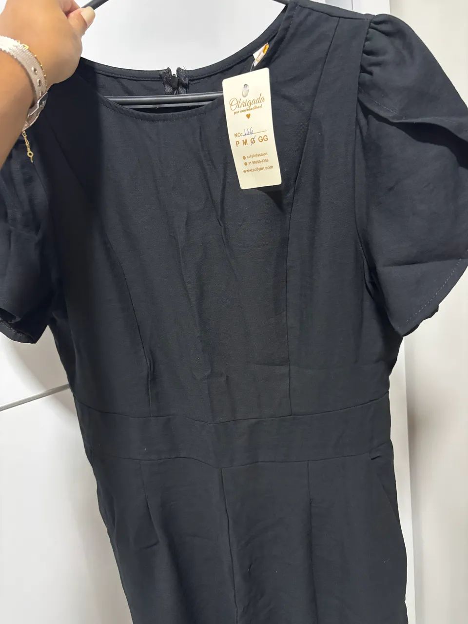 Macacão longo preto  - Foto 3