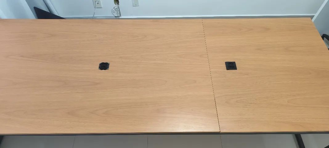 2 Mesas de escritório estilo industrial com tomada - Foto 2