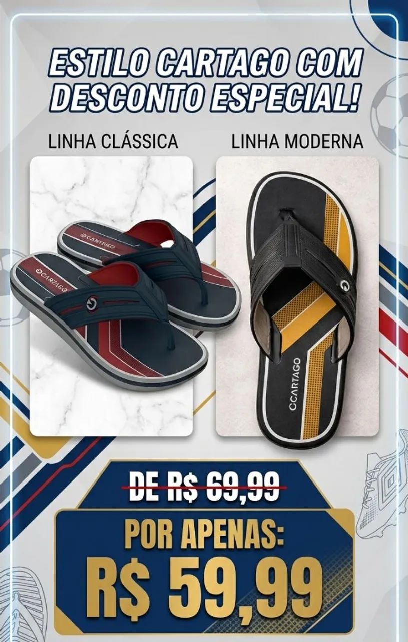 Chinelo cartgo macio leve - Foto 4
