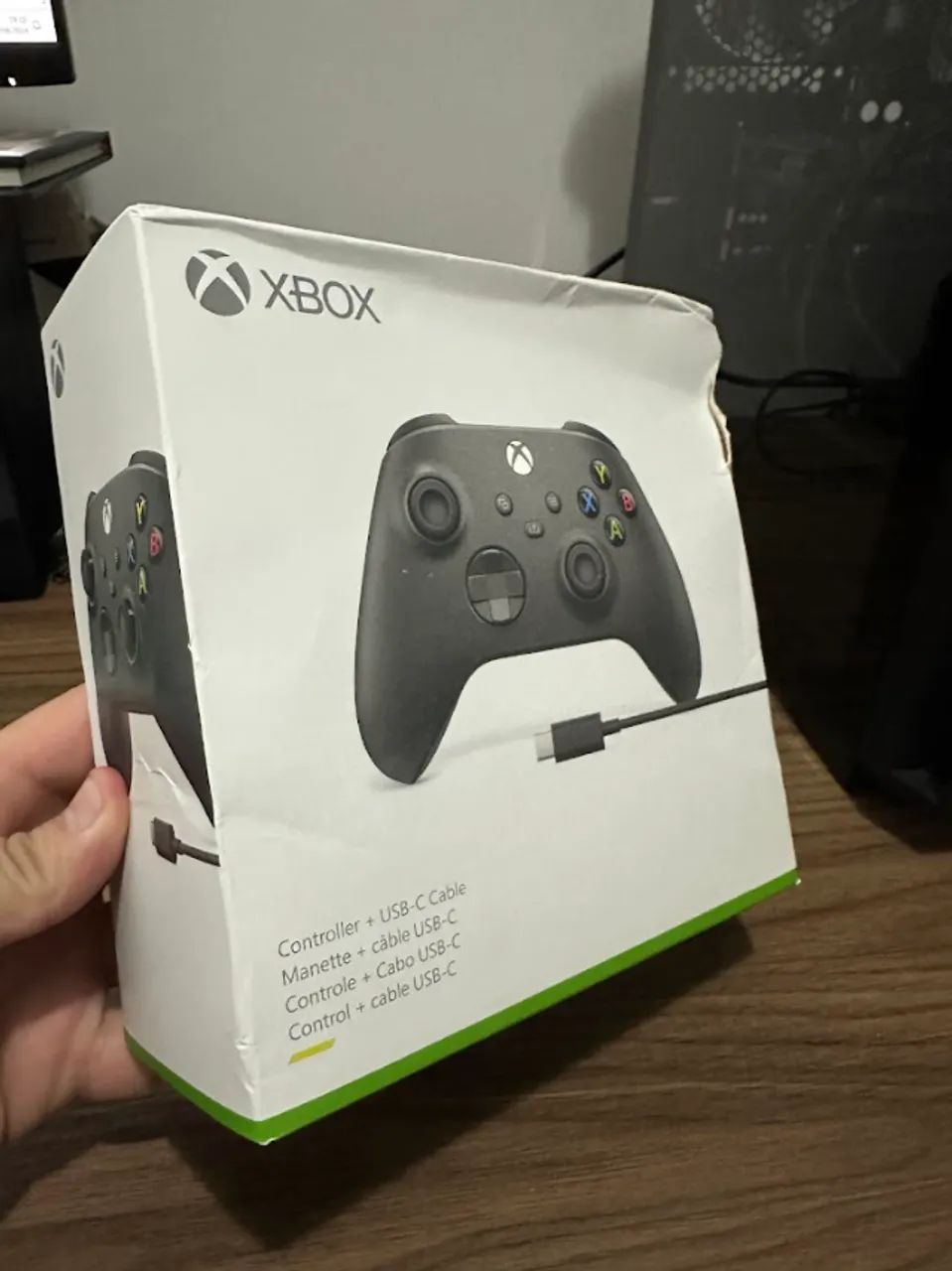 Controle Sem Fio Xbox + Cabo USB - Foto 4