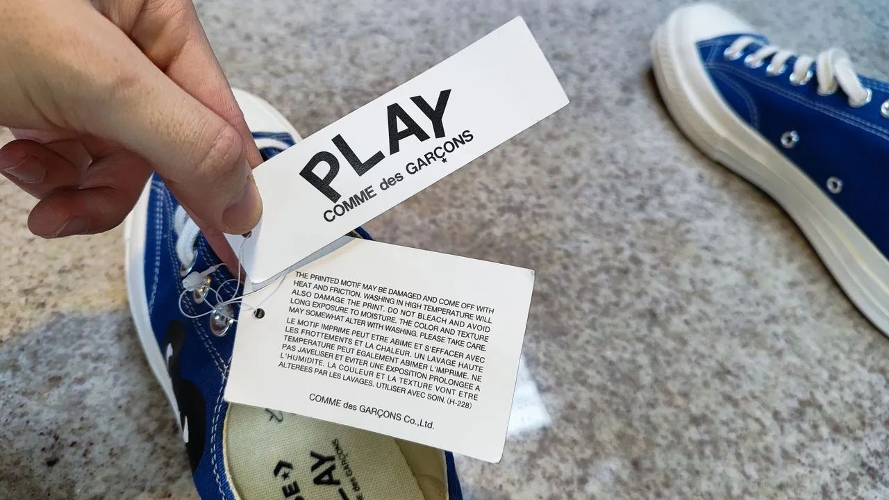 Converse Chuck 70 x Comme des Garçons PLAY CDG Original - Sem Caixa - Foto 4