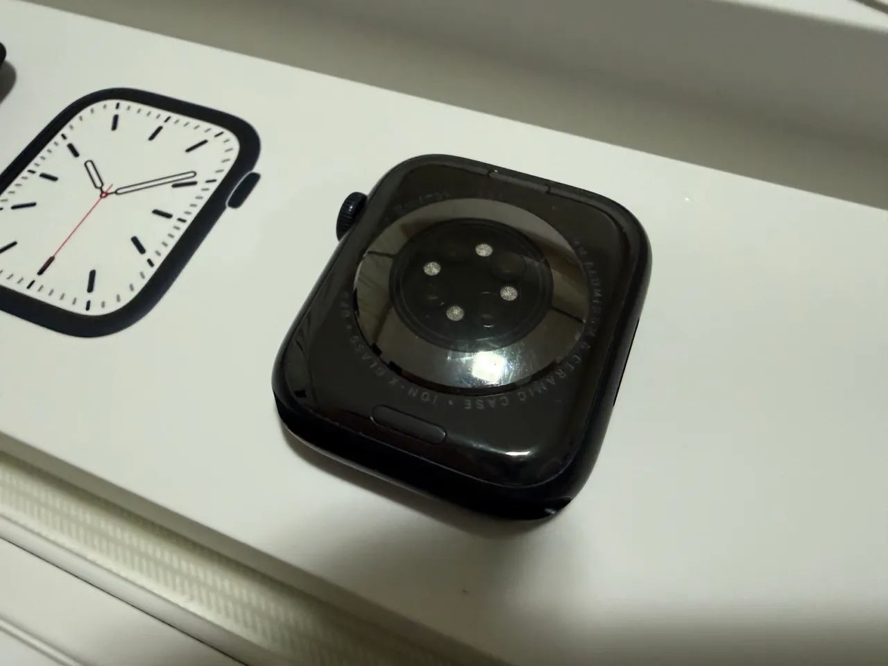 Apple Watch Series 7 45mm Midnight Ótimo Estado - Foto 2