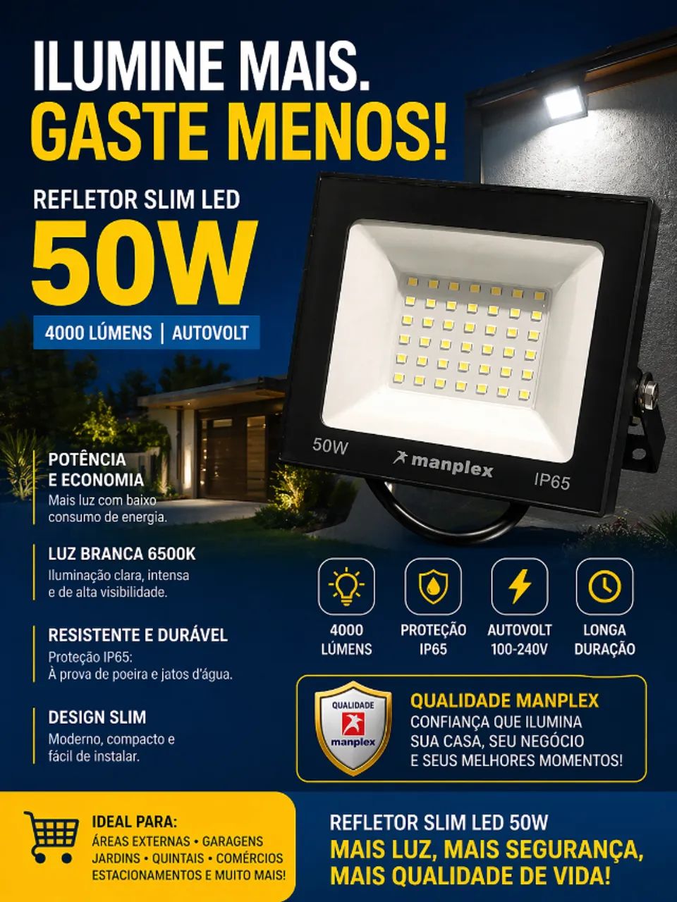 Refletor led 50W  - Foto 4