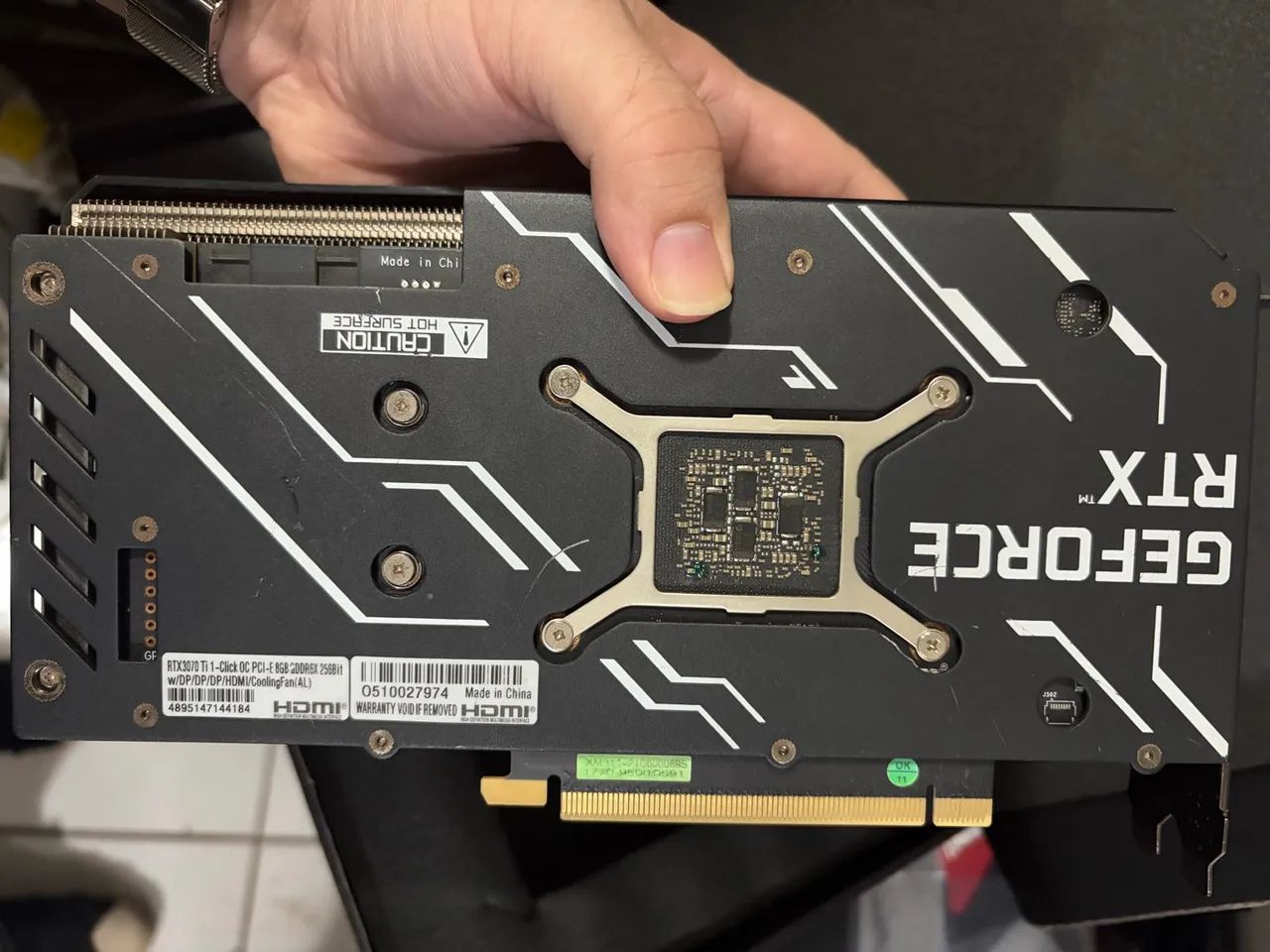 Placa de vídeo GALAX 3070TI - 8GB